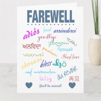 Farewell Card - You'll Be Missed
