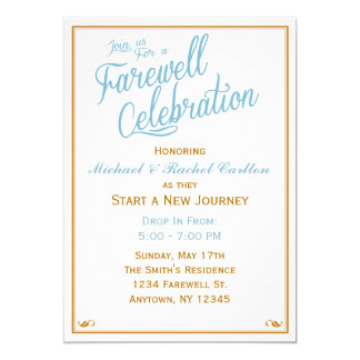 farewell invitations
