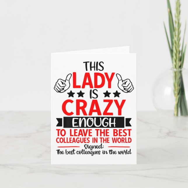 Farewell Coworker Leaving Job, Coworker Going Away Card (Front)