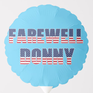 Farewell Donny Impeachment Party Balloon