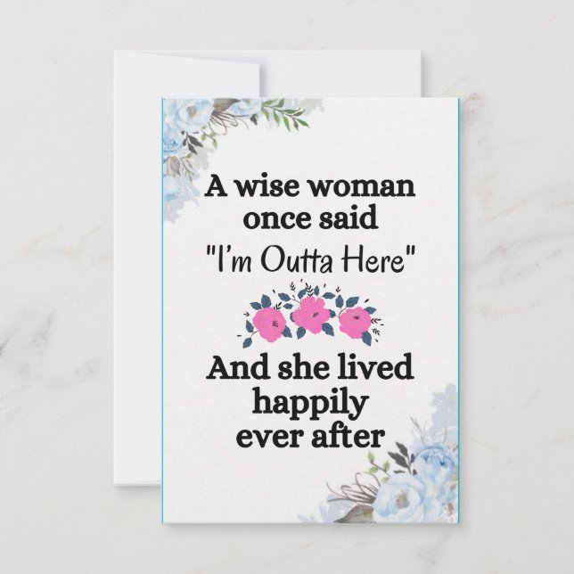 farewell for coworker new job women card (Front)