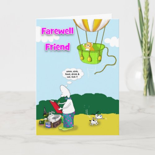 farewell friend card