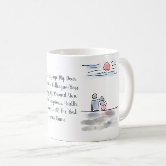 Farewell Gift Personalized Bonvoyage Couple Coffee Mug