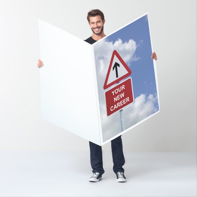 Farewell - Going Up Giant Greeting Card (In Situ)