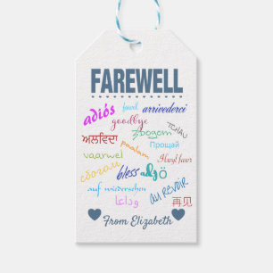 Farewell - Goodbye Leaving Gift Tags