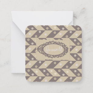 Farewell Greetings Note Card