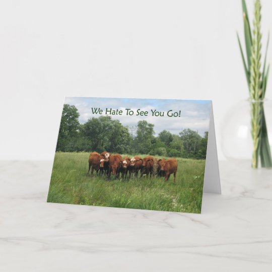 Fresh 44 Group Farewell Card