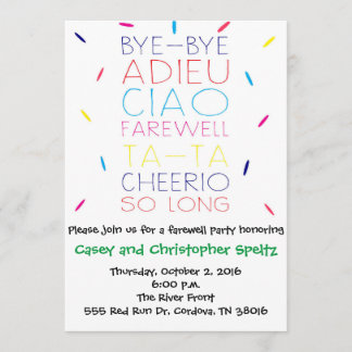 Farewell Invitation