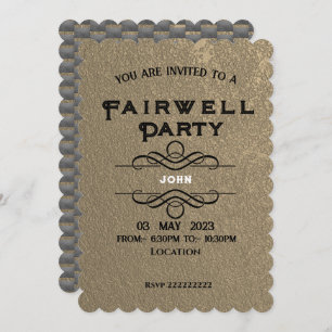 Farewell  invitation