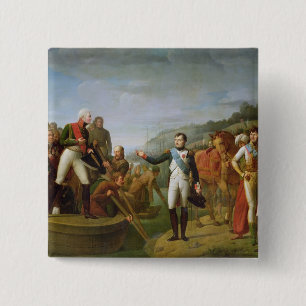 Farewell of Napoleon I and Alexander I Button