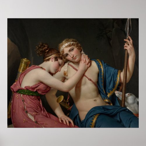 Farewell of Telemachus and Eucharis David Poster