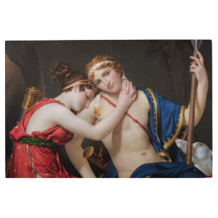Farewell of Telemachus and Eucharis Metal Print