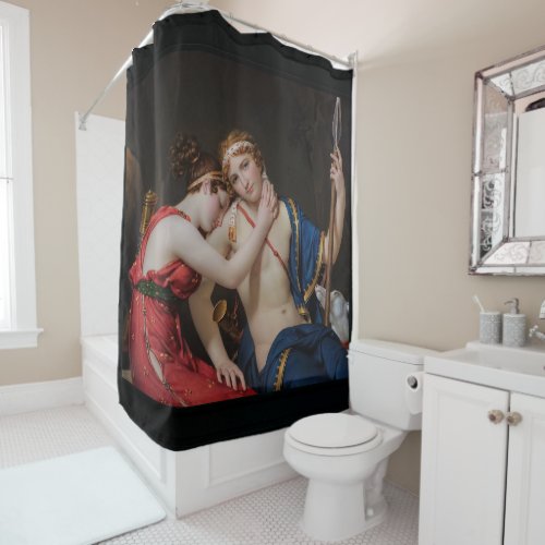 Farewell of Telemachus and Eucharis Shower Curtain