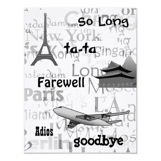 Farewell Party Invitation