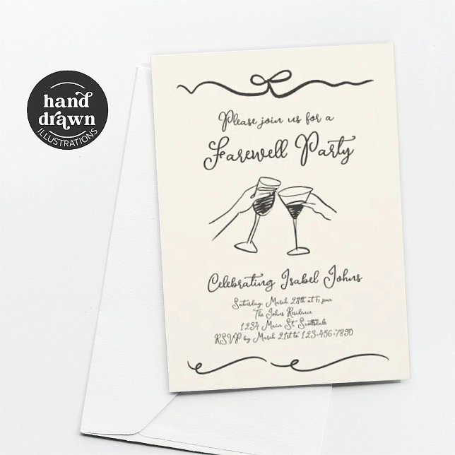 Farewell Party Invitation for Woman or Man (Creator Uploaded)