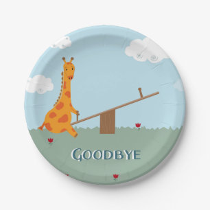 Farewell Party Plates