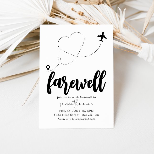 Farewell Retirement Moving Party Invitation (Creator Uploaded)