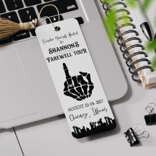 Farewell Tour, Concert Bachelorette Save the Date Bookmarks