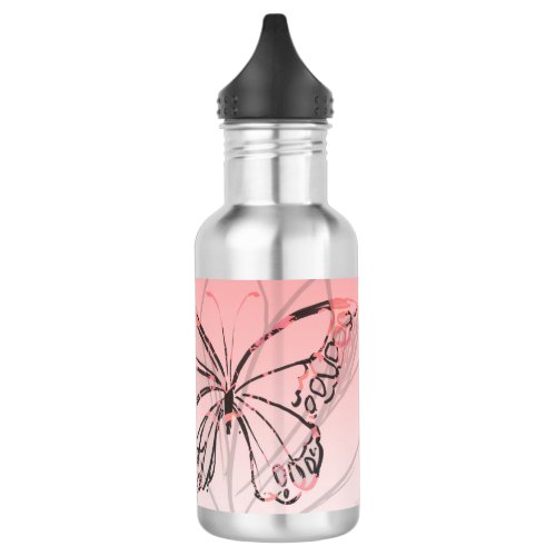 Farfalla Sanctuary Stainless Steel Water Bottle