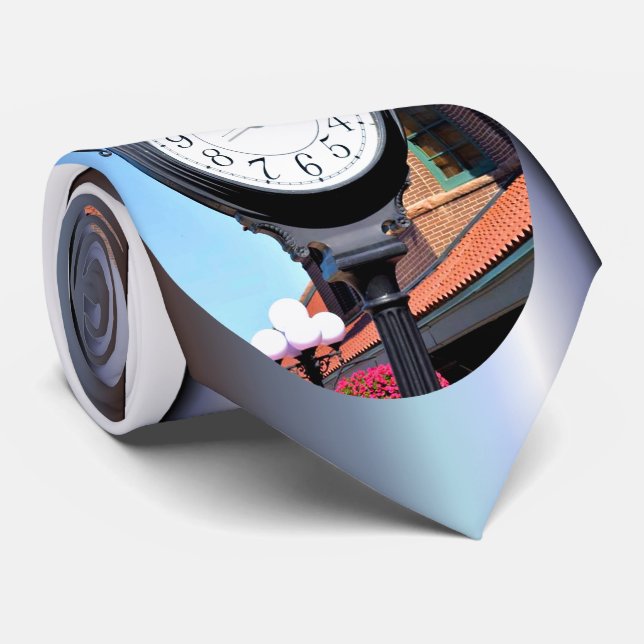 Fargo Clock Neck Tie (Rolled)