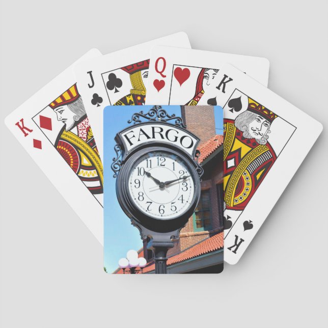 Fargo Clock Poker Cards (Back)