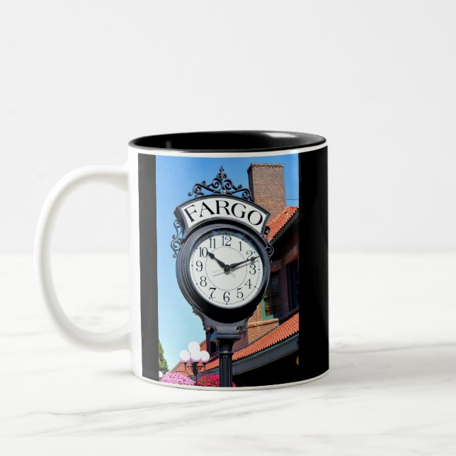 Fargo Clock Two-Tone Coffee Mug (Left)