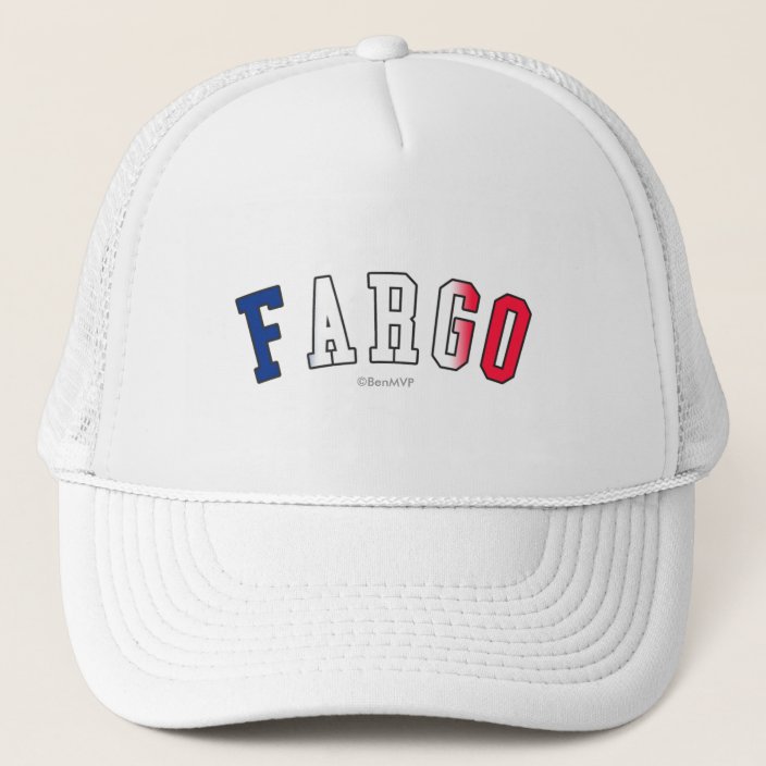Fargo in North Dakota State Flag Colors Hat