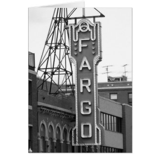 Fargo Movie Theatre Placard Cards