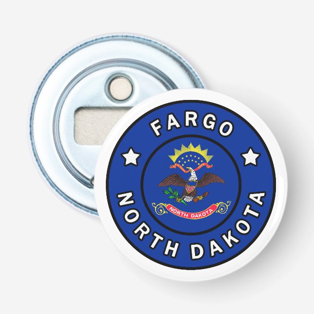 Fargo North Dakota Bottle Opener (Front)