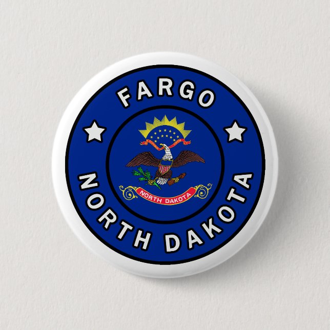 Fargo North Dakota Button (Front)