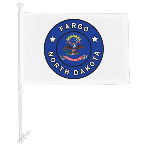 Fargo North Dakota Car Flag