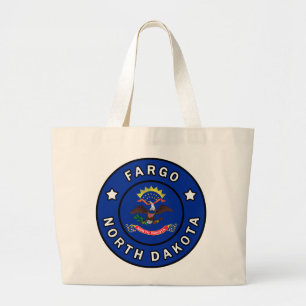 Fargo North Dakota Large Tote Bag