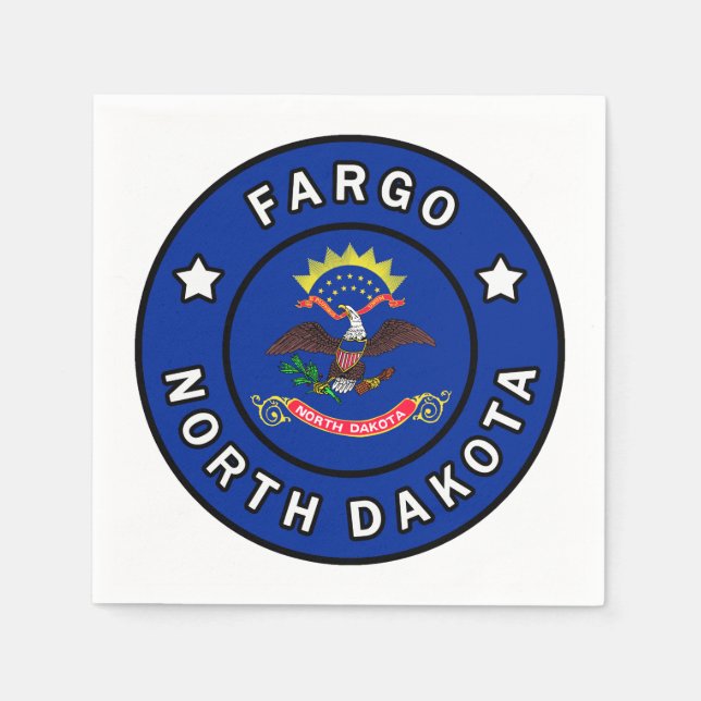 Fargo North Dakota Napkins (Front)