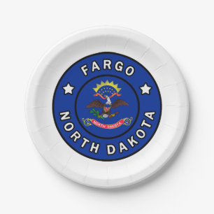 Fargo North Dakota Paper Plates