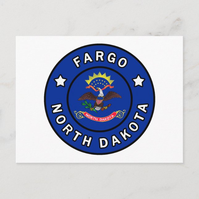 Fargo North Dakota Postcard (Front)
