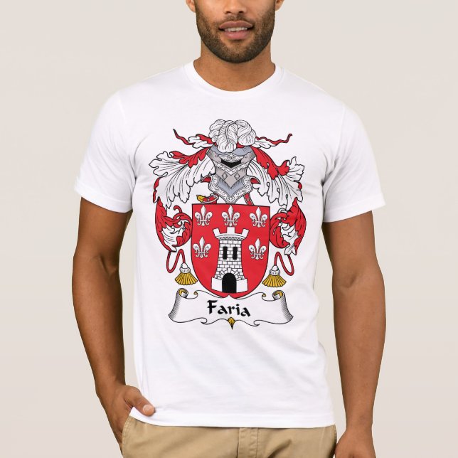 Faria Family Crest T-Shirt (Front)