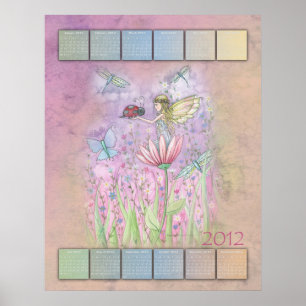 Fariy 2012 Year Calendar Poster