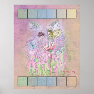 Fariy 2012 Year Calendar Poster