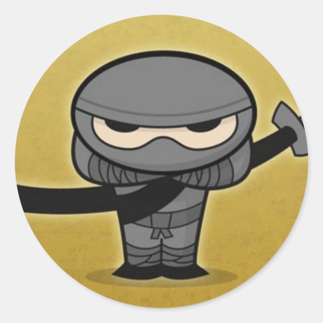 Farkin' Ninja Classic Round Sticker (Front)