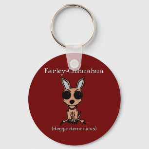 Farley-Chihuahua Keychain