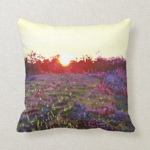 Farley sunset 2012 throw pillow