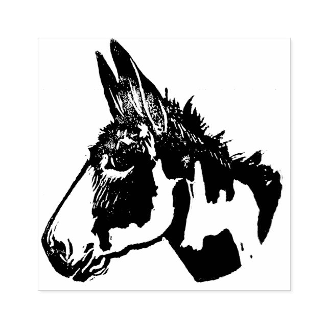 Farley the donkey stamp (Imprint)