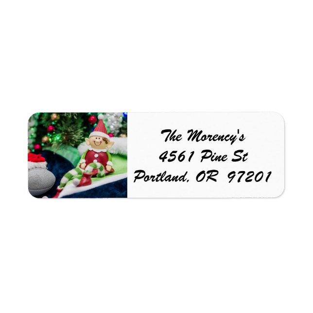 Farley the Elf Address Labels (Front)