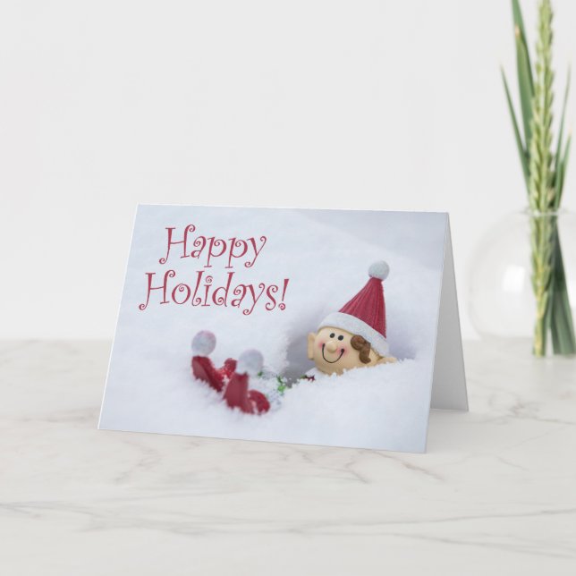 Farley the Elf Christmas Card (Front)