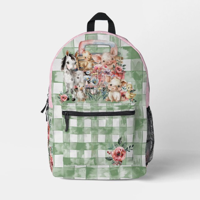 Farm Amimal Backpack With Truck (Front)