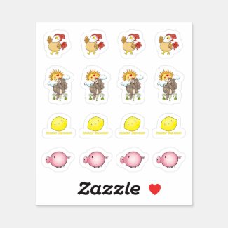 Farm and Country Collection Kiss-Cut Stickers