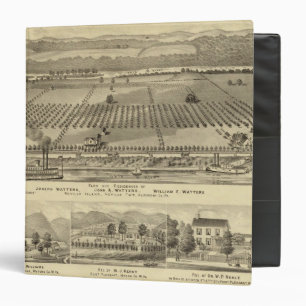Farm and residences of Joseph 3 Ring Binder