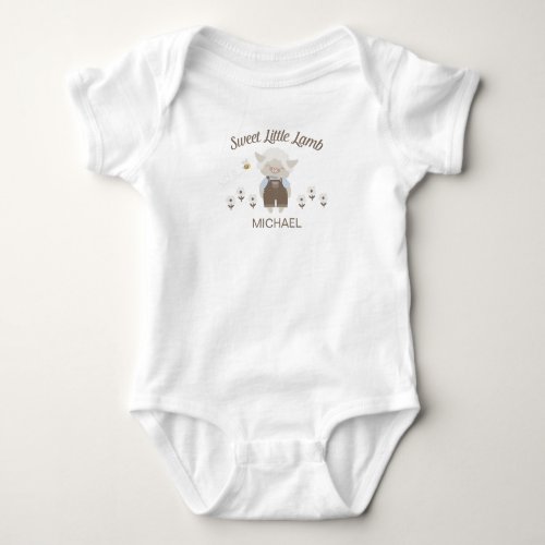 Farm Animal Baby Bodysuit