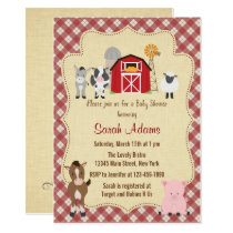 Farmparty Us Farm Baby Shower Invitations