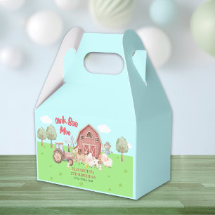 Farm Animal Birthday – Barnyard Party Favor Boxes